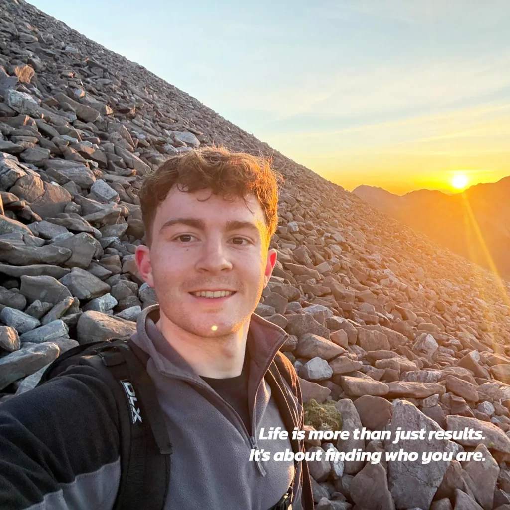 Archie Goodburn Scottish hill climbing: Life is more than just results.